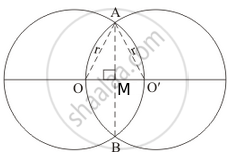 Two Equal Circles Of Radius R Intersect Such That Each Passes Through