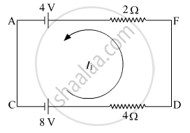 In The Given Circuit With Steady Current Calculate The Potential Drop