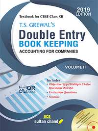 TS Grewal Solutions For Accountancy Double Entry Book Keeping Volume