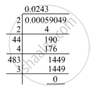 Find the Square Root in Decimal Form: 0.00059049 - Mathematics ...