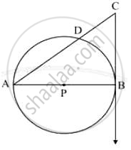 In The Following Figure, Seg Ab Is The Diameter Of The Circle With 