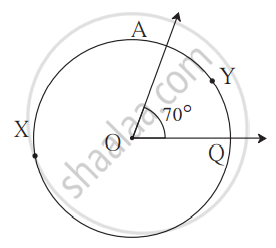 Central Angle and the Measure of an Arc | Shaalaa.com