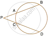 In the given figure, 5 × PA = 3 × AB = 30 cm and PC = 4 cm. Find CD ...