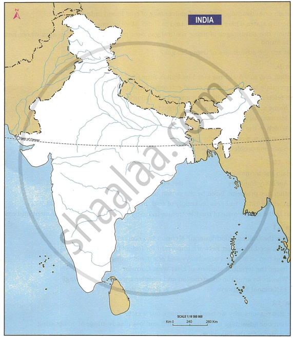 Study the extract of the Survey of India Map sheet No. G43S7 and answer ...