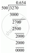 express the following rational number as decimal 327 500