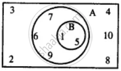 Let U = {1, 2, 3, 4, 5, 6, 7, 8, 9}, a = {2, 4, 6, 8} and B = {2, 3, 5 ...