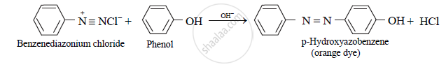 what-is-the-action-of-benzene-diazonium-chloride-on-phenol-in-alkaline