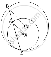 In The Given Figure, Circles With Centres X And Y Touch Internally At 