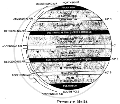 Explain the Swinging of the Pressure Belts. - Geography | Shaalaa.com