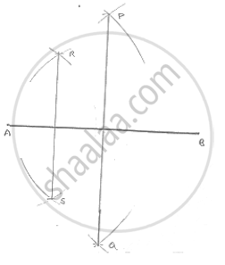 Draw a Line Segment Ab and Bisect It. Bisect One of the Equal Parts to ...