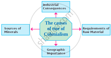 Complete the concept map. The causes of rise in colonialism - History ...