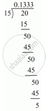 express the following rational number as decimal 2 15