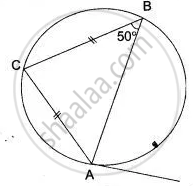 In Fig. at is a Tangent to the Circle. If M∠Abc = 50°, Ac = Bc, Find ∠ ...