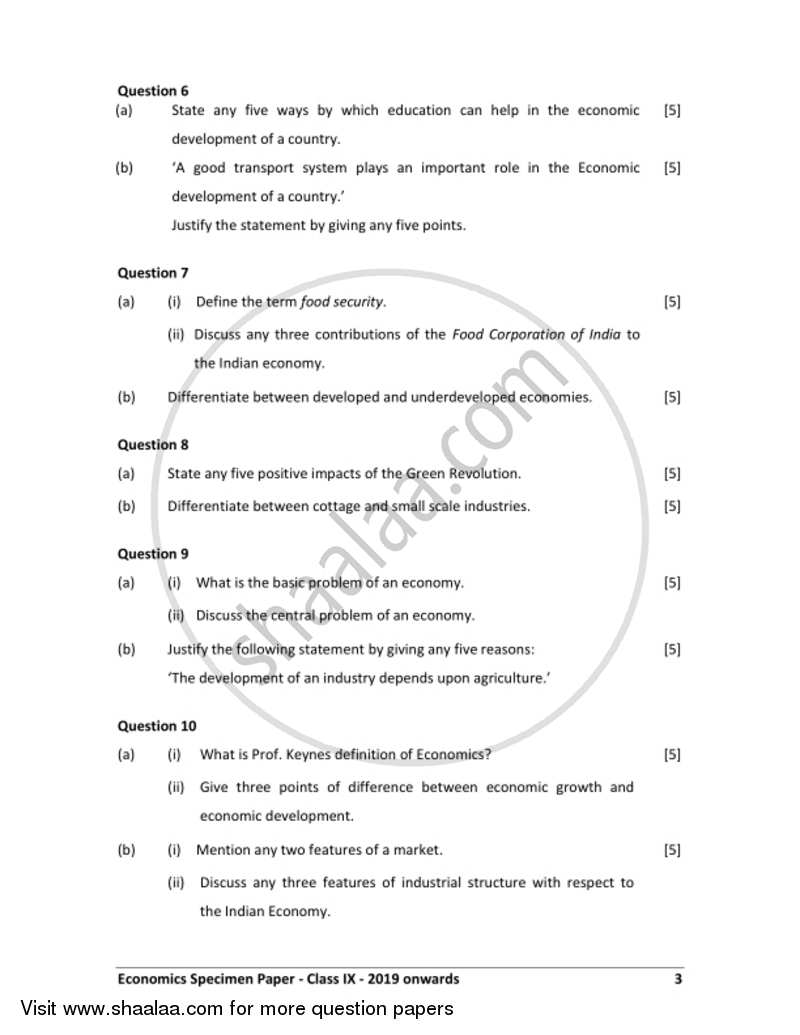 icse-class-9-economic-applications-syllabus-2023-2024-download-class