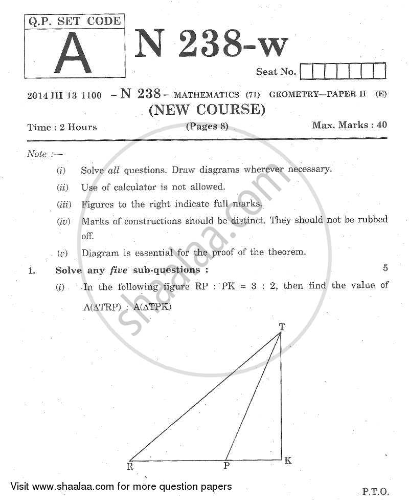 Geometry help answers june 2013