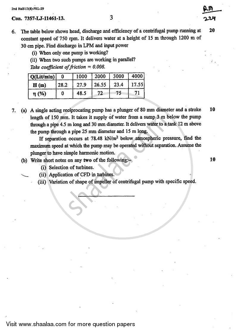 Internal Combustion Engines 2013-2014 BE Mechanical Engineering Semester 6  (TE Third Year) Old question paper with PDF download