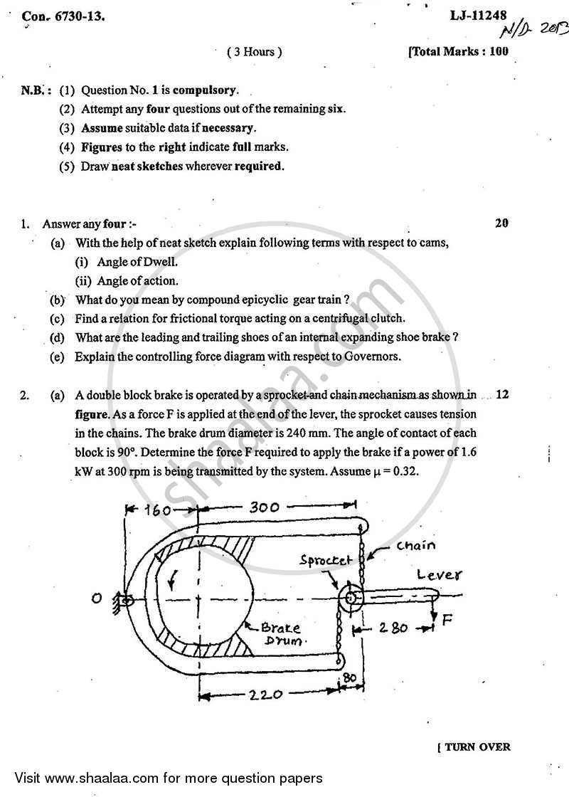 Automobile engineering clearance theory