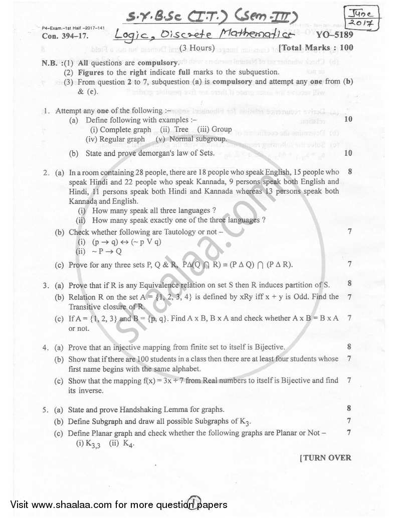 mathematics for the nonmathematician logic free download