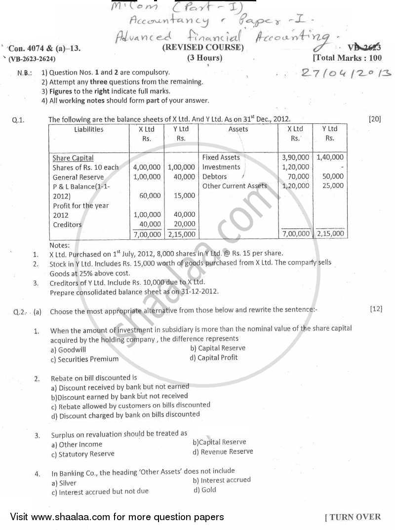 financial accounting notes pdf