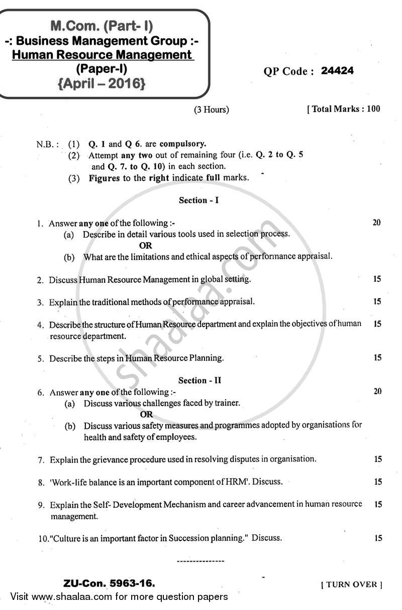 Business research methods question paper pdf