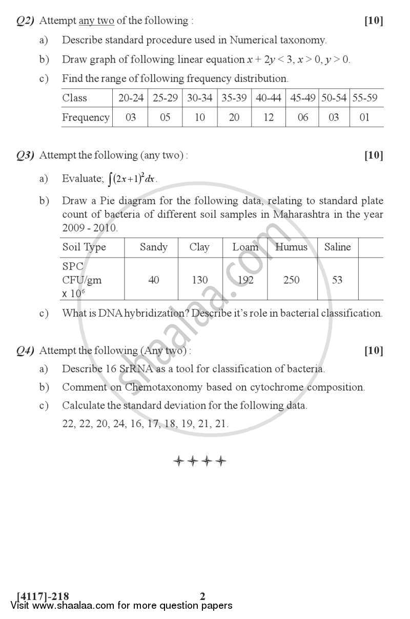 Bacterial Systematics and Analytical Microbiology 2012-2013 B.Sc ...